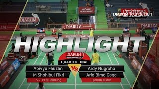 Abiyyu FauzanM Shohibul Fikri SGS PLN Bandung VS Ardy NugrohoArio Bimo G Djarum Kudus [upl. by Zicarelli]