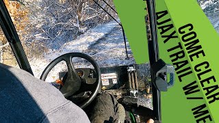 John Deere TerrainCut 1585  Come Clear AJAX Trail W Me  ASMR [upl. by Beatriz]