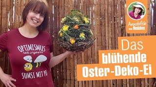 3 Osterdeko Ideen wie man ein Osterei zum blühen bringt [upl. by Nueoht]