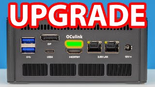 Make a SUPER Mini PC Better with an OCulink eGPU [upl. by Aneetak]