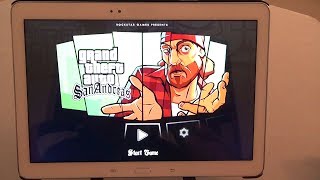 Grand Theft Auto San Andreas on Android Tablet Hands On [upl. by Gavrilla995]