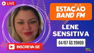 VIDENTE LENE SENSITIVA NO ESTAÇÃO BAND FM AO VIVO 0407 [upl. by Oigroeg905]