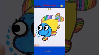 Easy diy kids 🌈 drawing🐳🪄😨shorts ytshorts trending viralvideo funny story art drawing kids [upl. by Leirbma357]