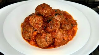 boulettes de viande de bœuf sauce tomate basilic [upl. by Dido337]