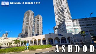 ASHDOD DRIVING IN ISRAEL 2023 CITY TRIP [upl. by Hayne]