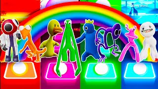 ALL Rainbow Friends  Red  Orange  Yellow  Green  Blue  Purple  Pink  White  Tiles Hop [upl. by Hertberg300]