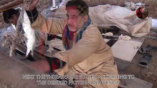 A DOCUMENTARY OF HANDWOVEN WEAVING OF DHURRIES RUGS [upl. by Fulbert]