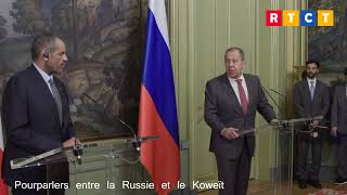 Pourparlers entre la Russie et le Koweït [upl. by Shirleen]