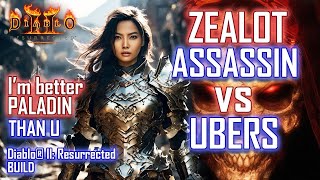 ZealotAssassin vs Ubers Build Record in Diablo 2 Resurrected [upl. by Anel]