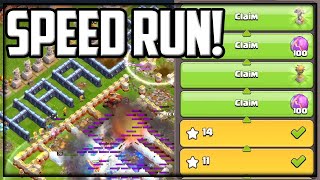 Strange But True SPEEDRUN Every Haaland Challenge in Clash of Clans [upl. by Anelrac]