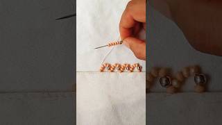 agate handmade handembroidery handwork beads embroiderydesign perlage تنبات التنبات diy [upl. by Ardnasirk243]