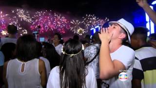 Réveillon 2016  Queima de fogos Copacabana HD 010116 [upl. by Geanine]