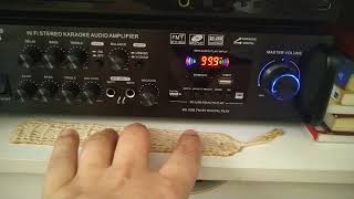 Amlificador  Receiver  Lelong LE707 [upl. by Hsetih]