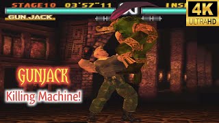 Gunjack The Powerful fighting machine tekken3 [upl. by Anastasie]