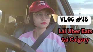 Vlog 18 Chia sẻ kinh nghiệm lái Uber Eats ở Calgary [upl. by Oleic511]