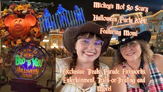 Mickeys NotSoScary Halloween Party 2024  Spooky Entertainment Food Trick or Treating and More [upl. by Eglanteen]