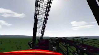 Simulacion montaña rusa 3d roller coast [upl. by Lynette552]