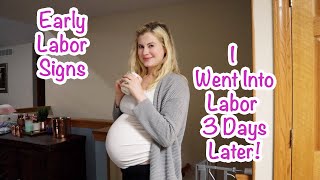 Early Labor Signs  Dilated And Contracting  38 Weeks Pregnant [upl. by Ainevul]