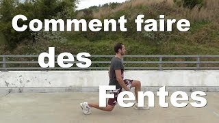 Pourquoi et comment faire des Fentes 4 variantes de base  Tutoriel [upl. by Dinesh760]