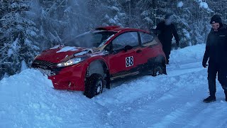 Best of Winter Rally 2024 Crashes  Mistake  Action [upl. by Auqkinahs39]