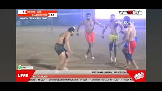 kabaddiclub 91  massingan patiala kabaddi tournament UGHOKE VS DHANAURI SUPER FINAL MATCH [upl. by Ydnarb]