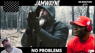 FIRST TIME Urbn Barz reacts to JAM WAYNE  NO PROBLEMS  Official Video   UK Reaction [upl. by Hanahs]