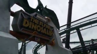 Flying Dinosaur at USJ フライングダイナソー USJ [upl. by Sedecram115]