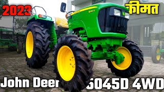 2023 में आया नया बदलाव के साथ John Deere 5045d 4wd  john deere 5045 john deere  johndeere [upl. by Yelsha361]