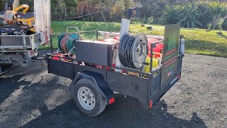 CHEAP and Simple Pressure Washing Trailer New Zealand build [upl. by Yonah513]