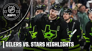 Edmonton Oilers vs Dallas Stars  Full Game Highlights  NHL on ESPN [upl. by Ahseiym]