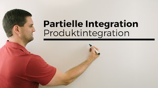 Partielle Integration Produktintegration Beispiele mit ln und e  Mathe by Daniel Jung [upl. by Vigen]