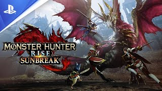 Monster Hunter Rise Sunbreak  Trailer dannonce  4K  PS5 PS4 [upl. by Dijam923]