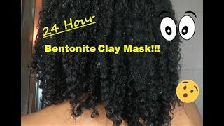 I Left Bentonite Clay In My Hair For 24 Hours [upl. by Colbert]