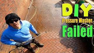 Pressure Washing a Very Dirty Patio and Steps [upl. by Yenial118]