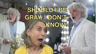 Should I Keep My Gray Hair  A MAKEOVERGUY Best Extreme Hair Transformation [upl. by Onivla]