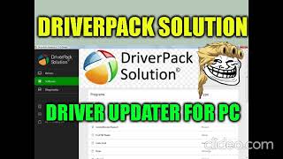 DriverPack Solution  Driver Updater for PCs [upl. by Nnylaf]