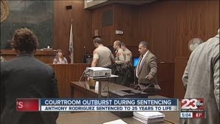 Courtroom outburst during sentencing [upl. by Dlanger527]