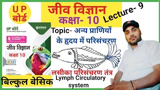 Class 10 अन्य प्राणियों के हृदय में परिसंचरण [upl. by Reger]