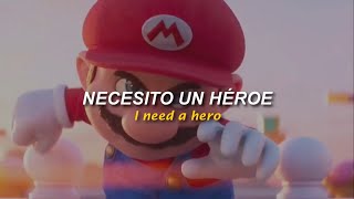 La canción de Mario Entrenando  Holding out for a Hero  Super Mario Bros Movie  Sub Español [upl. by Notelrahc]