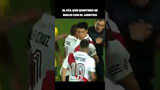 Quintero se enoja con el arbitro riverplate futbol river riverdale argentina futbolargentino [upl. by Annirok]