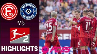 Fortuna Düsseldorf vs Hamburger SV 8Spieltag Bundesliga2 Highlights [upl. by Alvord176]