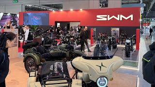 Eicma 2024 SWM booth [upl. by Nnainot]