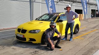 My First Trackday in my BMW M3  Driving SIDEWAYS w PassioneMotori SUB ENG [upl. by Ecnatsnoc302]