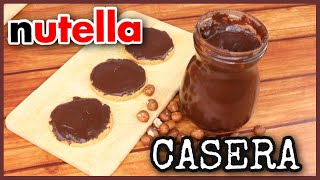 COMO HACER NUTELLA CASERA PASO A PASO  CREMA DE AVELLANAS CASERA FÁCIL  NatyGloss Cocina [upl. by Bowe853]