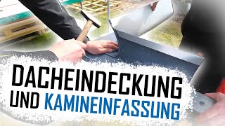 Dachdecker  Dacheindeckung mit PREFA FX12 Dachpaneelen und passender Kamineinfassung [upl. by Sixel]