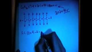 Heptane C7H16 Lewis Dot Structure [upl. by Akcemat978]