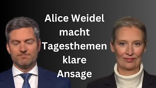 Eine klare Ansage an die Tagesthemen von Kanzlerkandidatin Alice Weidel  07122024 [upl. by Rock644]