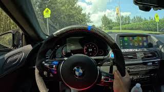 BMW 640i Custom Exhaust Sound Clips [upl. by Westphal]