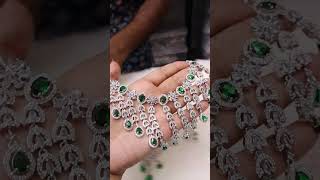 Latest Exclusive Bridal AD Jewellery Collection 2024  Premium Designer Celebrity Style Jewellery [upl. by Olmstead]