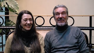 Intervju med Kjell Bergkvist och Monica Albornoz  Om filmen quotLyckligare kan ingen varaquot [upl. by Eniretac]